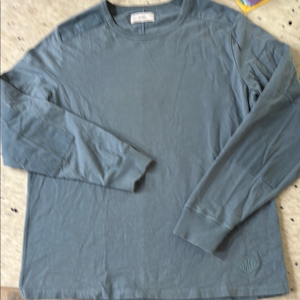 Ovadia Men's Blue Long Sleeve Shirt